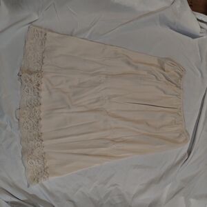Elegant Cream Lace Trim Slip